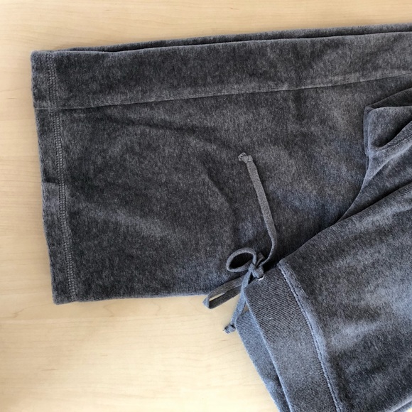 Gray Juicy Couture Bootcut Velvet Track Pants - Picture 4 of 4
